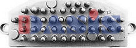 AKS Dasis 740255N - Регулятор, вентилятор салона abcparts.ee