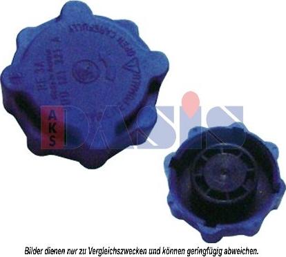 AKS Dasis 750044N - Крышка, резервуар охлаждающей жидкости abcparts.ee