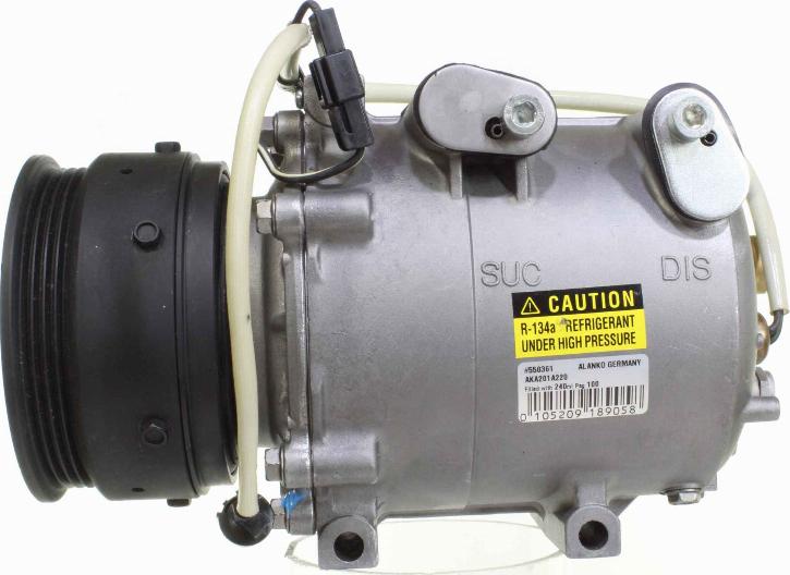 Alanko 10550361 - Компрессор кондиционера abcparts.ee