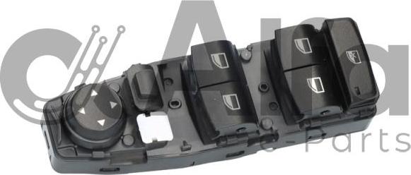 Alfa e-Parts AF05870 - Выключатель, стеклоподъемник abcparts.ee
