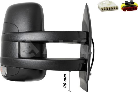 Alkar 9244250 - Наружное зеркало abcparts.ee