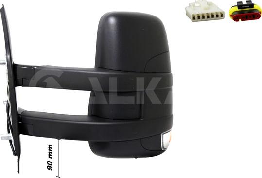 Alkar 9241250 - Наружное зеркало abcparts.ee