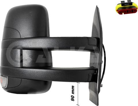 Alkar 9206250 - Наружное зеркало abcparts.ee