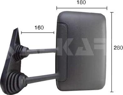 Alkar 9201976 - Наружное зеркало abcparts.ee