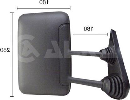 Alkar 9202976 - Наружное зеркало abcparts.ee