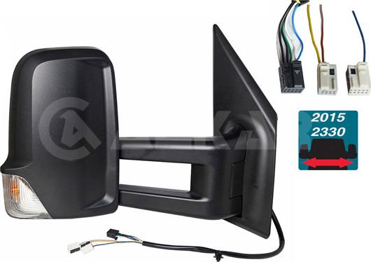 Alkar 9234021 - Наружное зеркало abcparts.ee