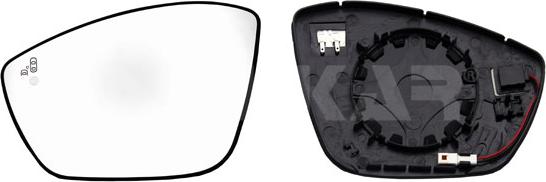 Alkar 6431881 - Зеркальное стекло, наружное зеркало abcparts.ee
