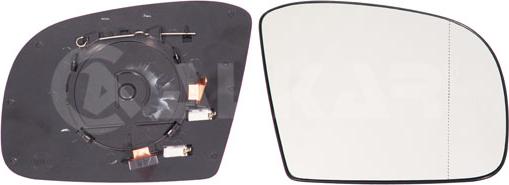 Alkar 6432694 - Зеркальное стекло, наружное зеркало abcparts.ee