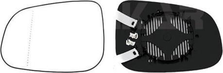Alkar 6471598 - Зеркальное стекло, наружное зеркало abcparts.ee