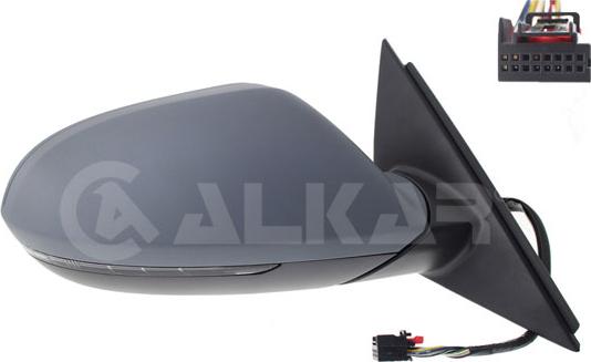 Alkar 6140786 - Наружное зеркало abcparts.ee