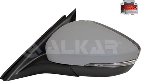 Alkar 6141471 - Наружное зеркало abcparts.ee