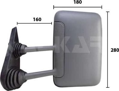 Alkar 6109972 - Наружное зеркало abcparts.ee