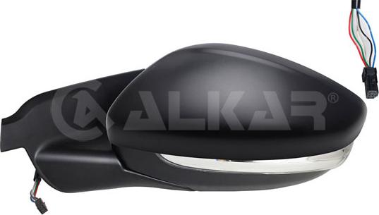 Alkar 6125066 - Наружное зеркало abcparts.ee