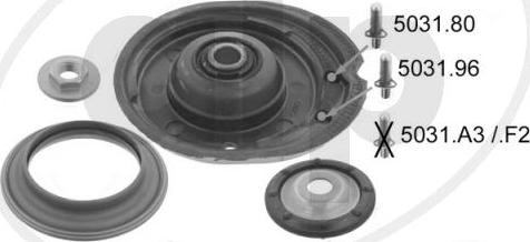 ALP ALP-003153 - Опора стойки амортизатора, подушка abcparts.ee