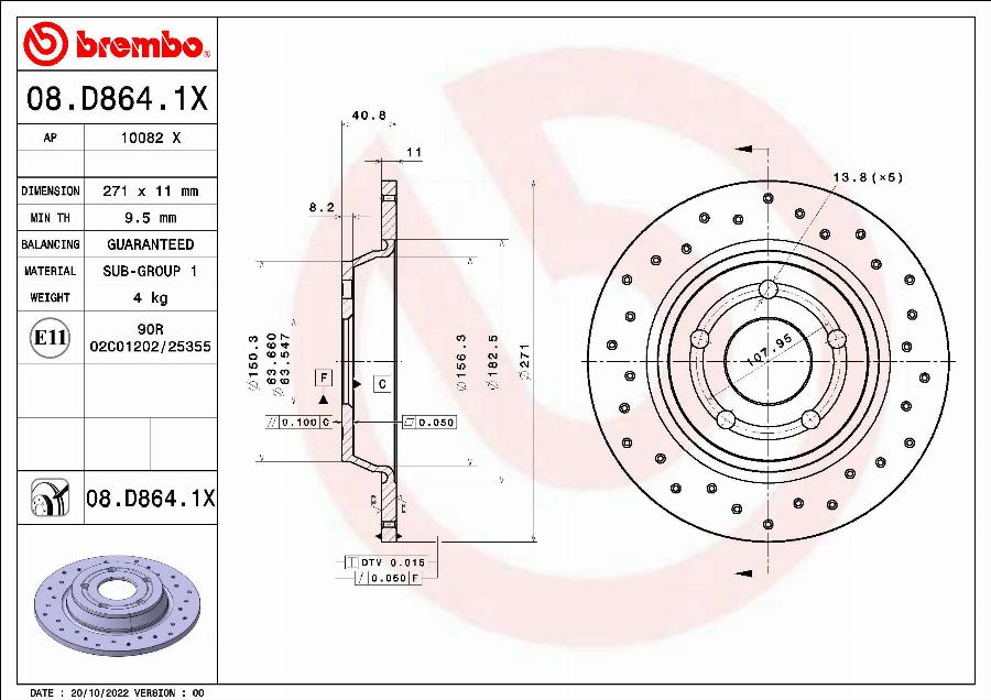 AP 10082 X - Тормозной диск abcparts.ee