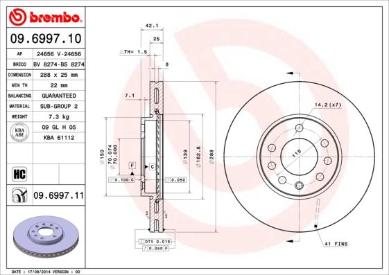 AP 24656 - Тормозной диск abcparts.ee