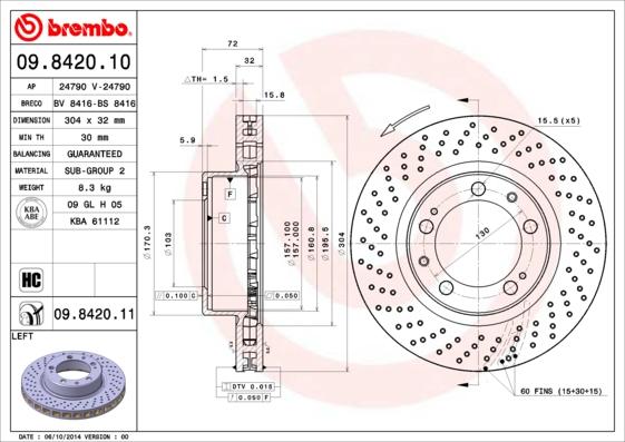 AP 24790 - Тормозной диск abcparts.ee