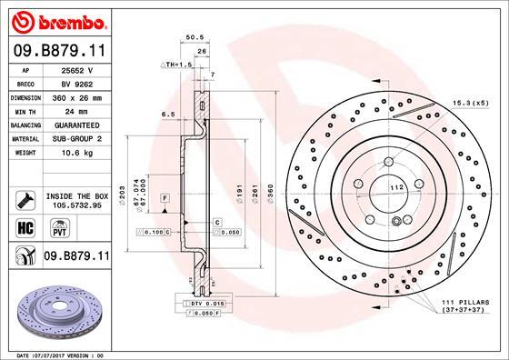AP 25652 V - Тормозной диск abcparts.ee