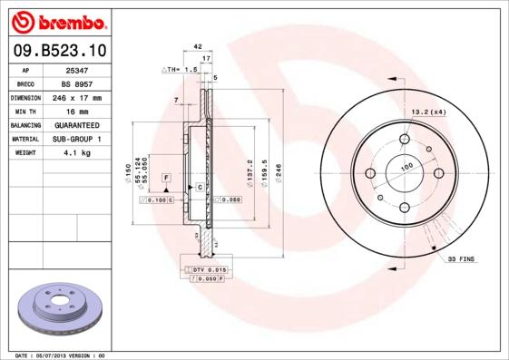 AP 25347 - Тормозной диск abcparts.ee