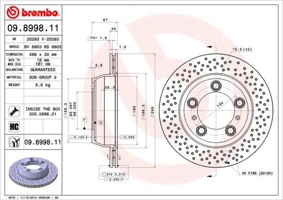 AP 25293 V - Тормозной диск abcparts.ee