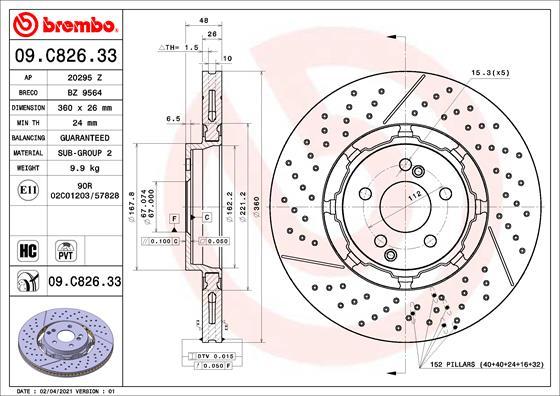 AP 20295 Z - Тормозной диск abcparts.ee