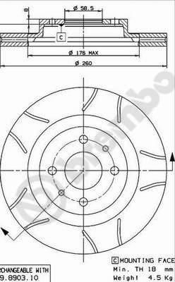 AP X 24782 - Тормозной диск abcparts.ee
