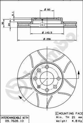 AP X 24738 - Тормозной диск abcparts.ee
