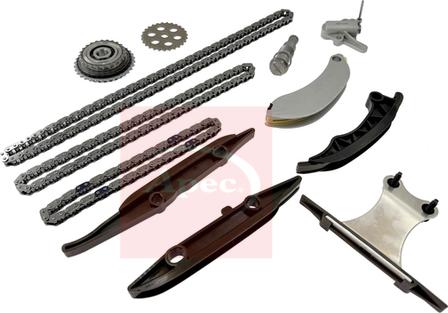 APEC ACK4207 - Комплект цепи привода распредвала abcparts.ee