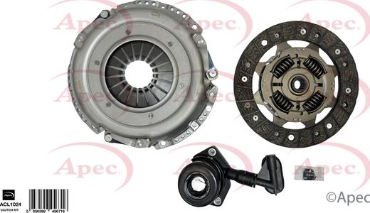 APEC ACL1024 - Комплект сцепления abcparts.ee