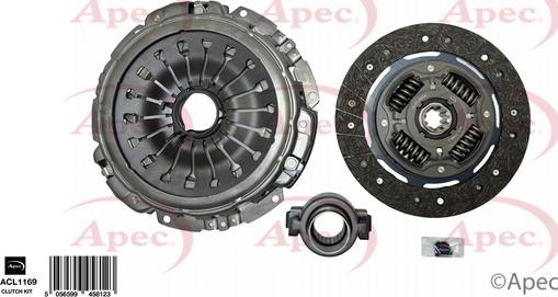 APEC ACL1169 - Комплект сцепления abcparts.ee