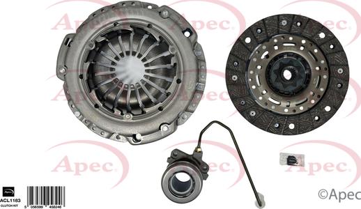 APEC ACL1183 - Комплект сцепления abcparts.ee