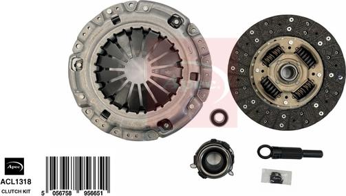 APEC ACL1318 - Комплект сцепления abcparts.ee