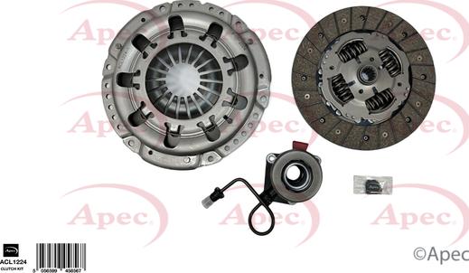 APEC ACL1224 - Комплект сцепления abcparts.ee