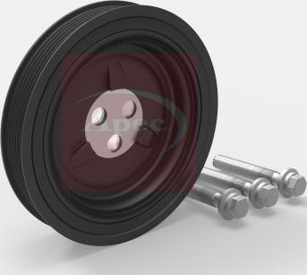 APEC ATV1007 - Шкив коленчатого вала abcparts.ee