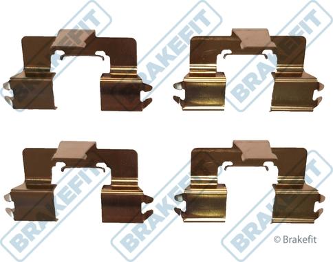 APEC BKT1387 - Комплектующие для колодок дискового тормоза abcparts.ee