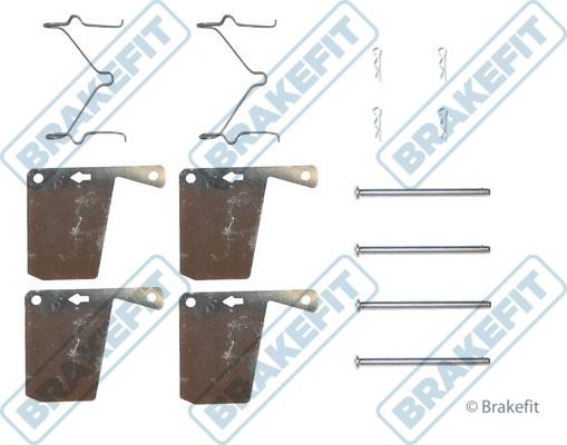 APEC BKT1226 - Комплектующие для колодок дискового тормоза abcparts.ee