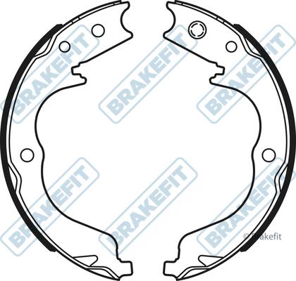 APEC BSH1126 - Комплект тормозов, ручник, парковка abcparts.ee