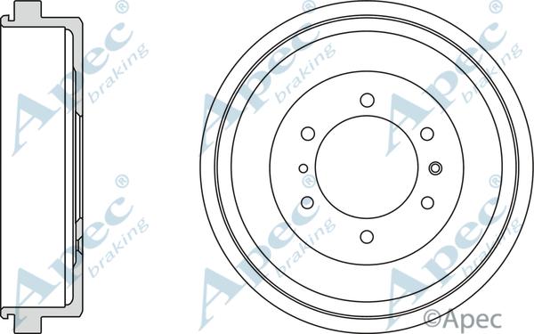 APEC DRM9974 - Тормозной барабан abcparts.ee