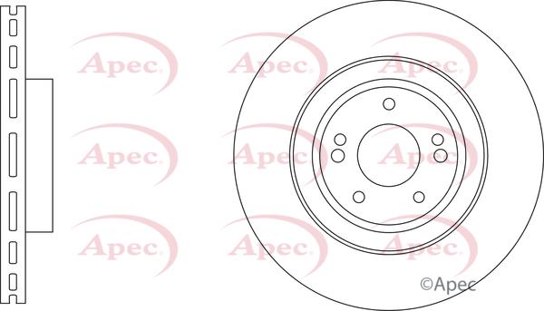 APEC DSK3455 - Тормозной диск abcparts.ee