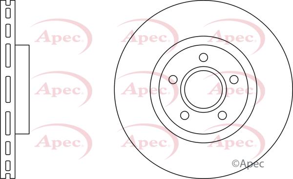 APEC DSK3627 - Тормозной диск abcparts.ee