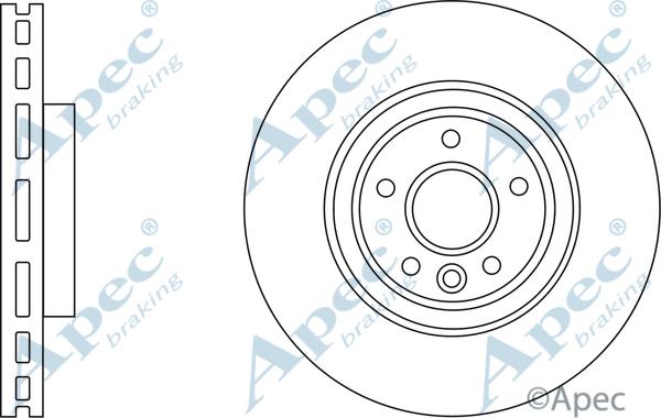 APEC DSK3183 - Тормозной диск abcparts.ee