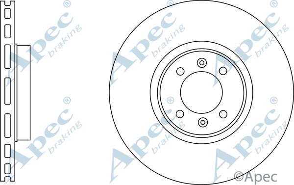 APEC DSK3133 - Тормозной диск abcparts.ee