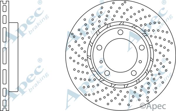 APEC DSK3127 - Тормозной диск abcparts.ee
