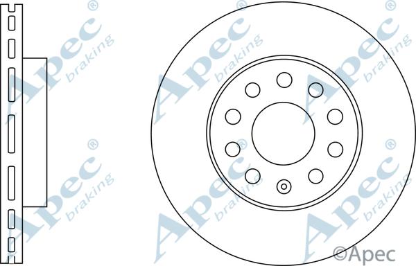 APEC DSK3175 - Тормозной диск abcparts.ee