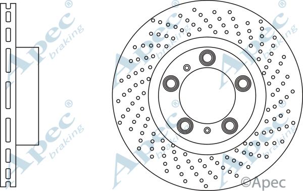 APEC DSK3211 - Тормозной диск abcparts.ee