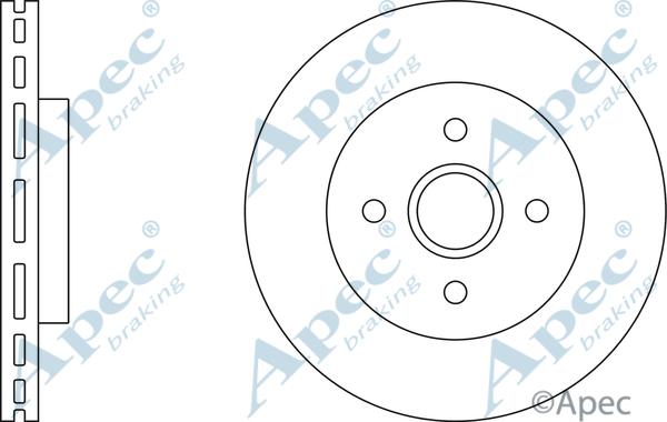 APEC DSK2979 - Тормозной диск abcparts.ee