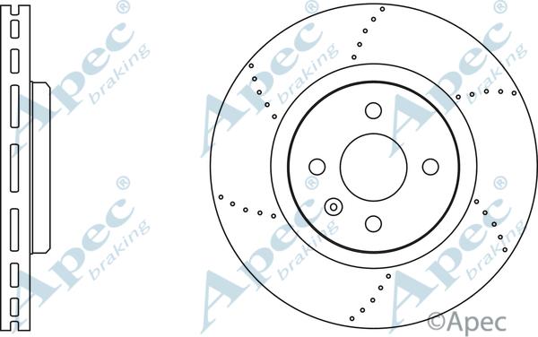 APEC DSK2778 - Тормозной диск abcparts.ee