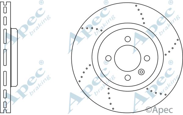 APEC DSK2777 - Тормозной диск abcparts.ee