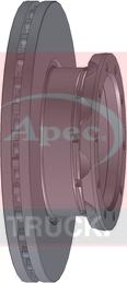 APEC DSK7055 - Тормозной диск abcparts.ee