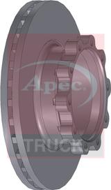 APEC DSK7006 - Тормозной диск abcparts.ee